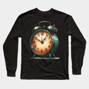 Retro Vintage Clock Long Sleeve T-Shirt